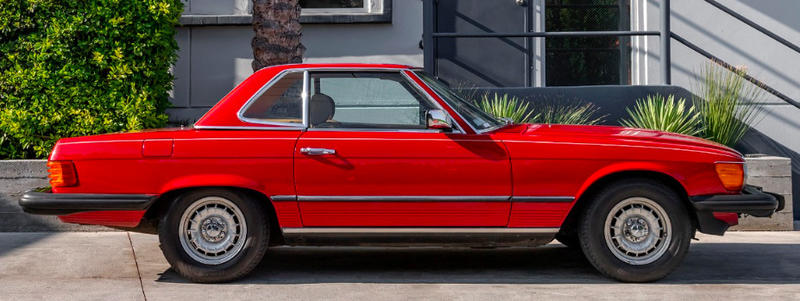 Mercedes Sl 380 380sl cab + hard top