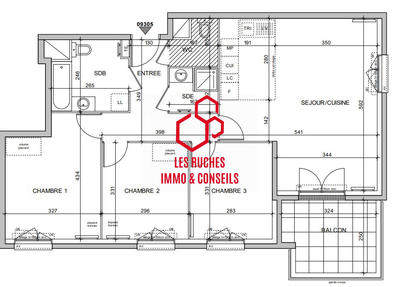 Appartement - 79 m² - 4 pièces