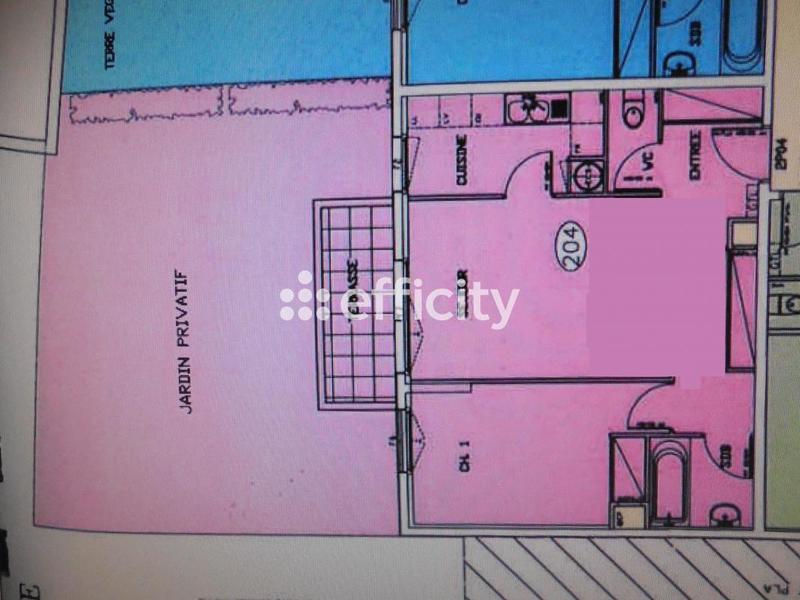 Appartement - 49 m² - 2 pièces