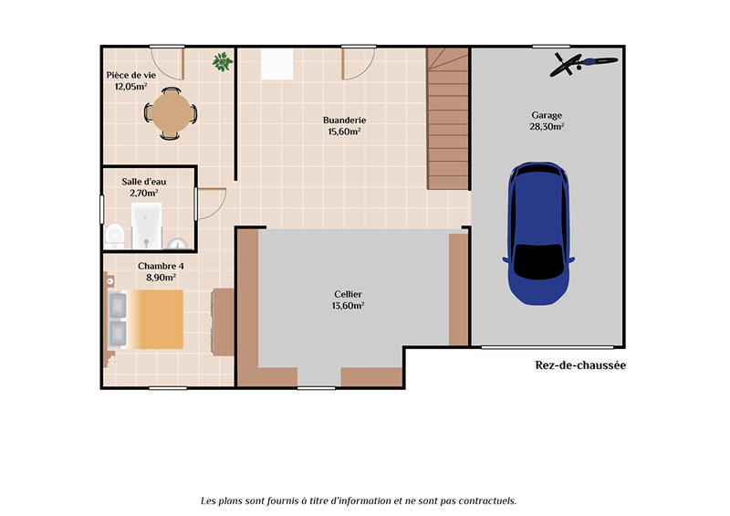 Maison - 116 m² - 6 pièces