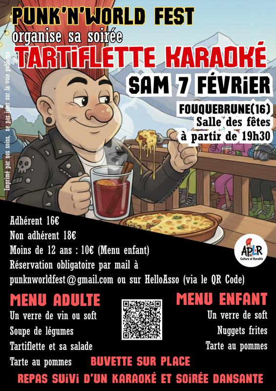 Soirée tartiflette karaoké