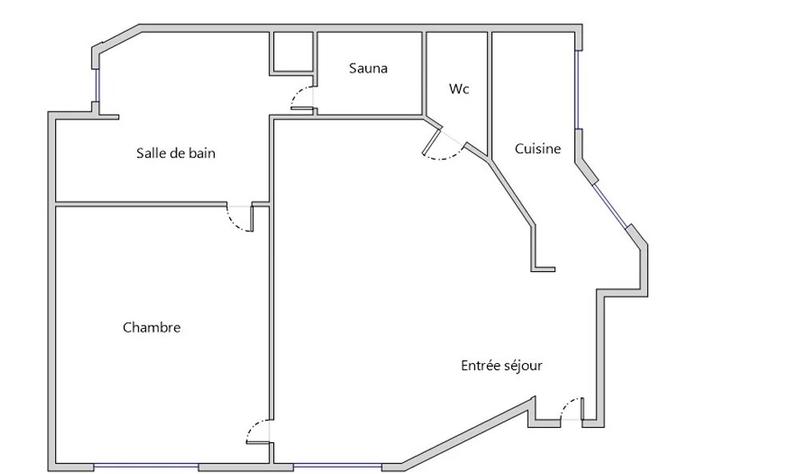 Appartement - 78 m² - 2 pièces