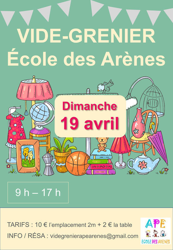 Vide grenier de l'ape des arènes