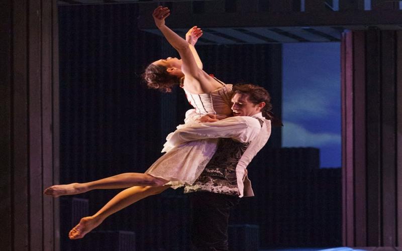 Projection du ballet « le Parc » de Preljocaj sur Mozart