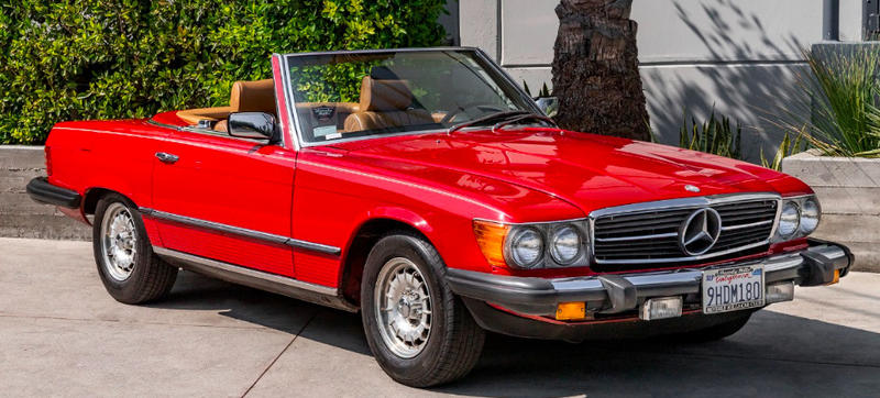 Mercedes Sl 380 380sl cab + hard top