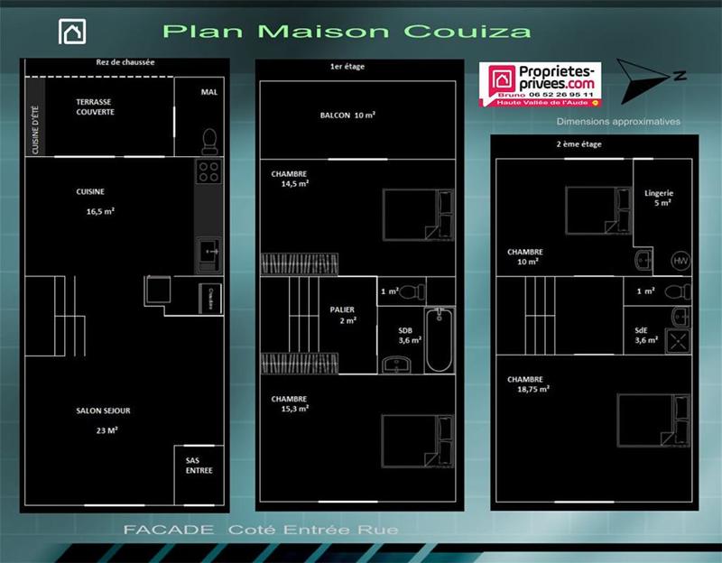 Maison de village - 112 m² - 5 pièces