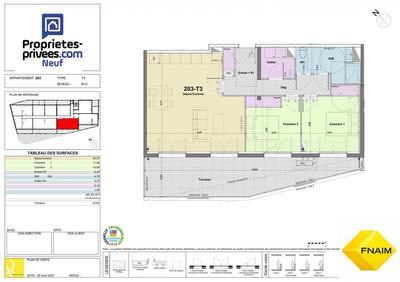 Appartement - 69 m² - 3 pièces