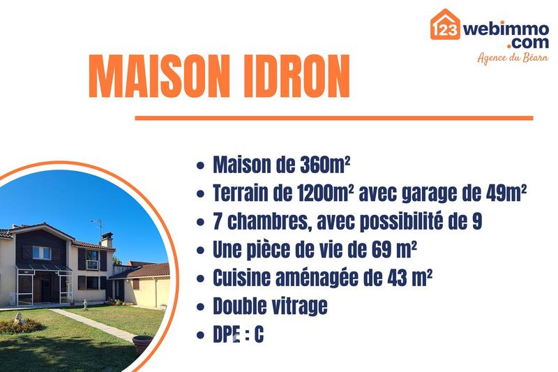 Maison - 370 m² - 12 pièces
