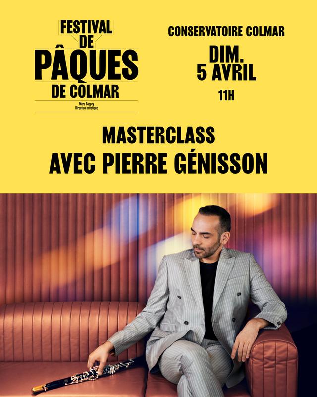 Masterclass de clarinette, avec Pierre Génisson
