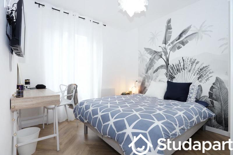 Chambre - 9 m² - 1 pièce