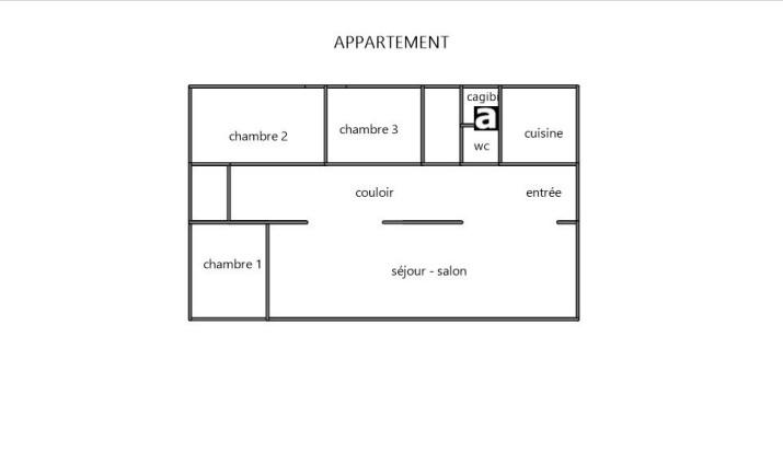 Appartement - 83 m² - 5 pièces