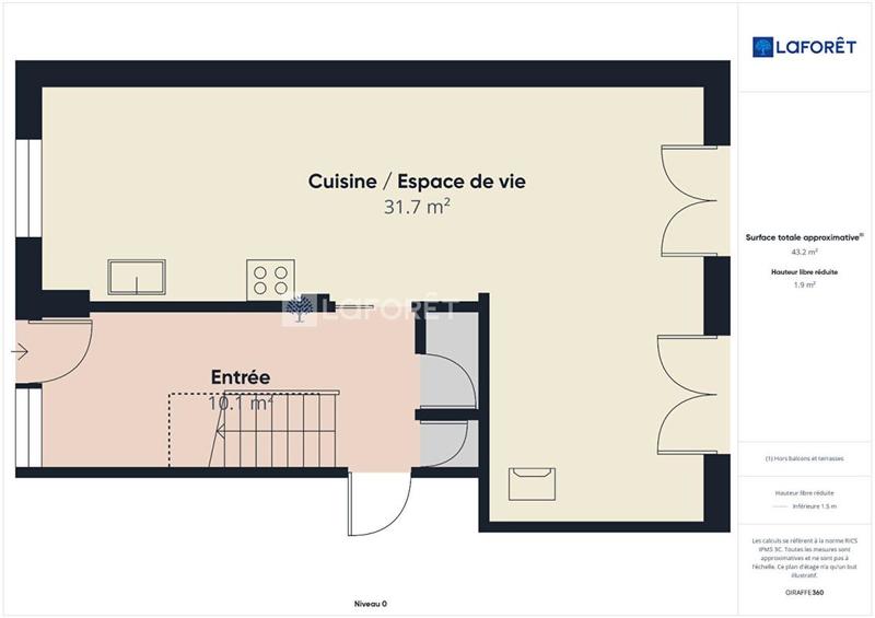 Maison - 83 m² - 4 pièces