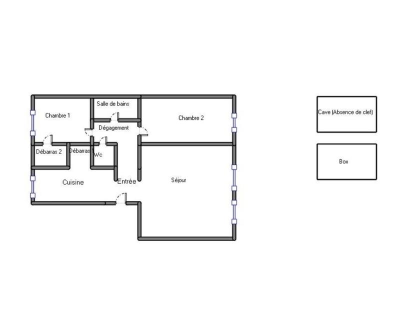 Appartement - 58 m² - 3 pièces