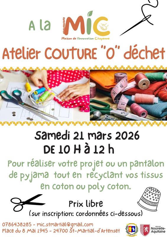 Atelier couture "0" déchet