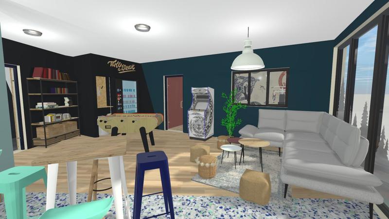 Chambre - 10 m² - 1 pièce