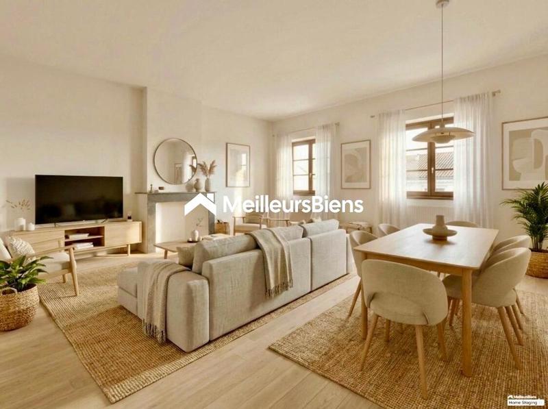 Appartement ancien - 92 m² - 4 pièces