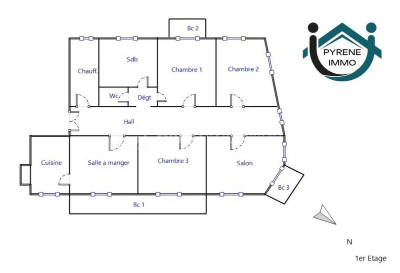 Appartement - 141 m² - 5 pièces