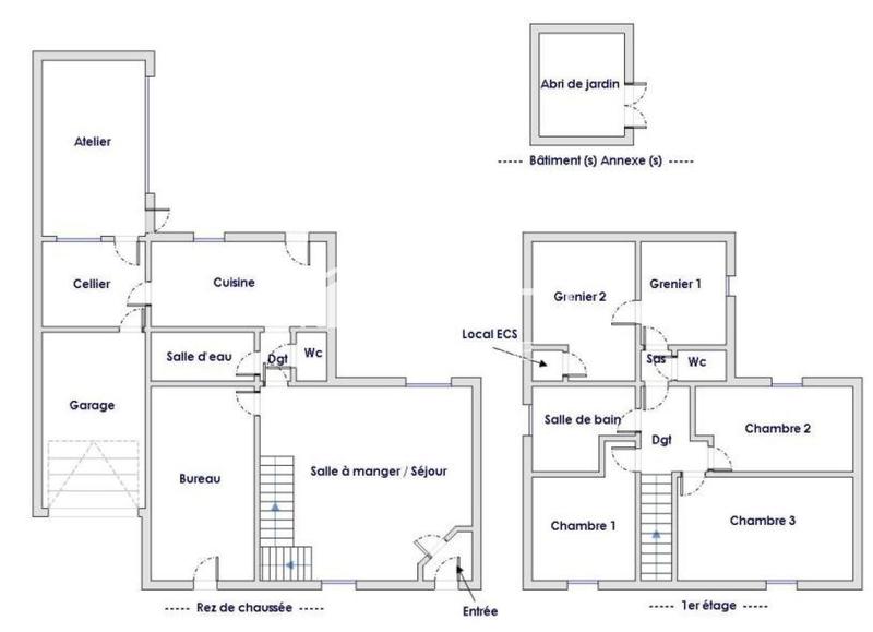 Maison - 123 m² - 6 pièces