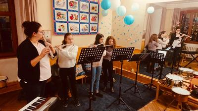 Petite fenêtre de l'avent de l'école de musique d'Andlau