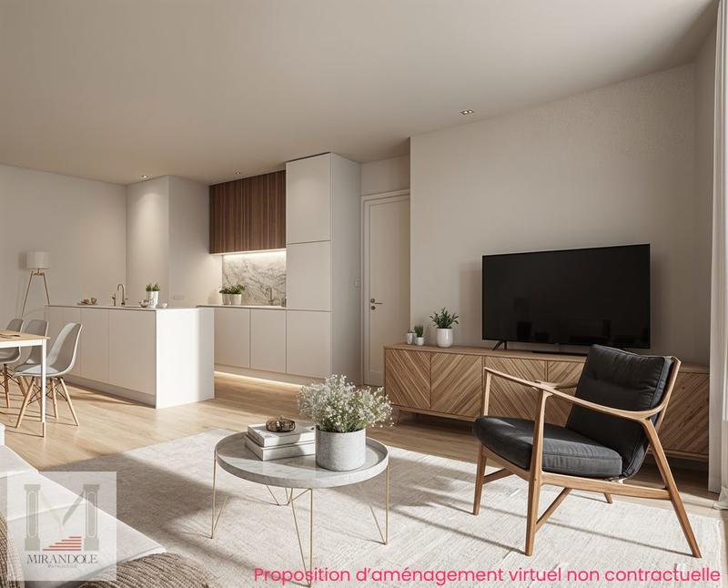 Appartement - 43 m² - 2 pièces