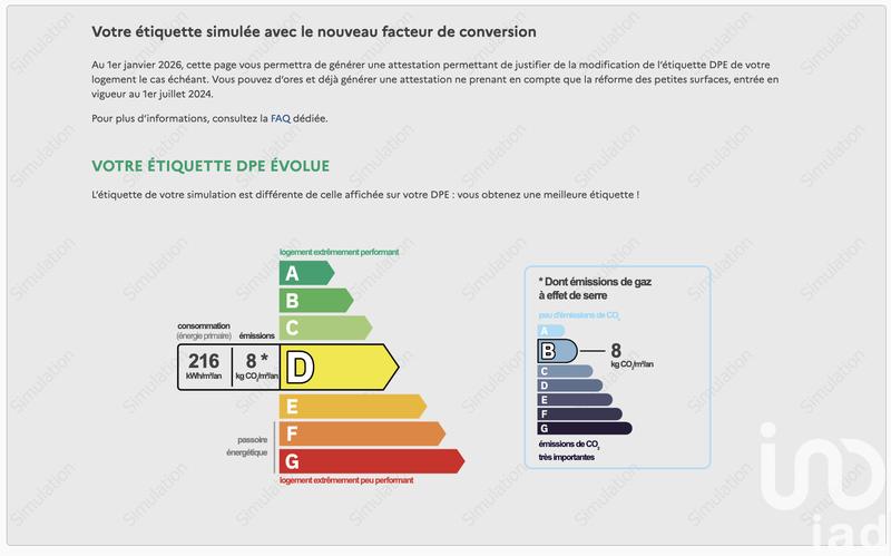 Appartement - 35 m² - 1 pièce