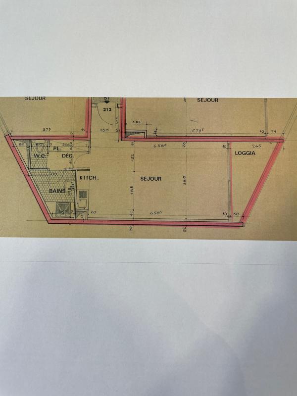 Studio - 36 m² - 1 pièce