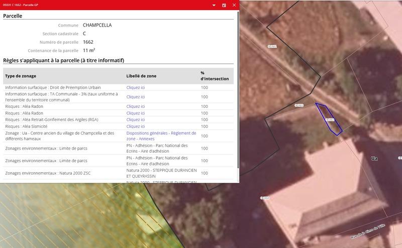Terrain constructible - 744 m²