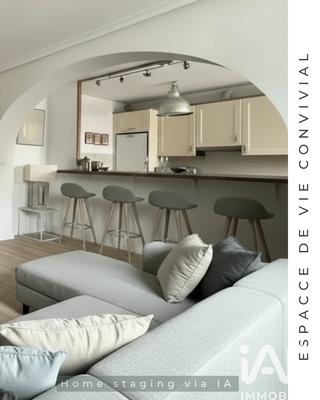 Appartement - 90 m² - 3 pièces