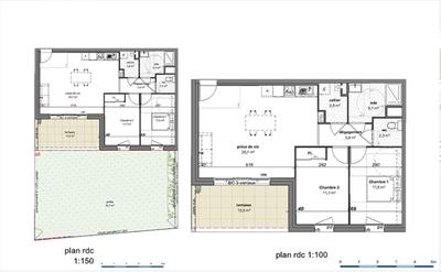 Appartement - 66 m² - 3 pièces