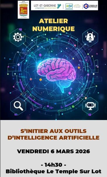 Atelier numérique – s’initier aux outils d’intelligence artificielle