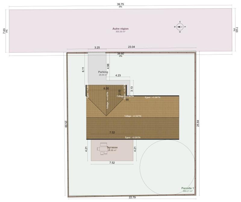Maison - 90 m² - 5 pièces