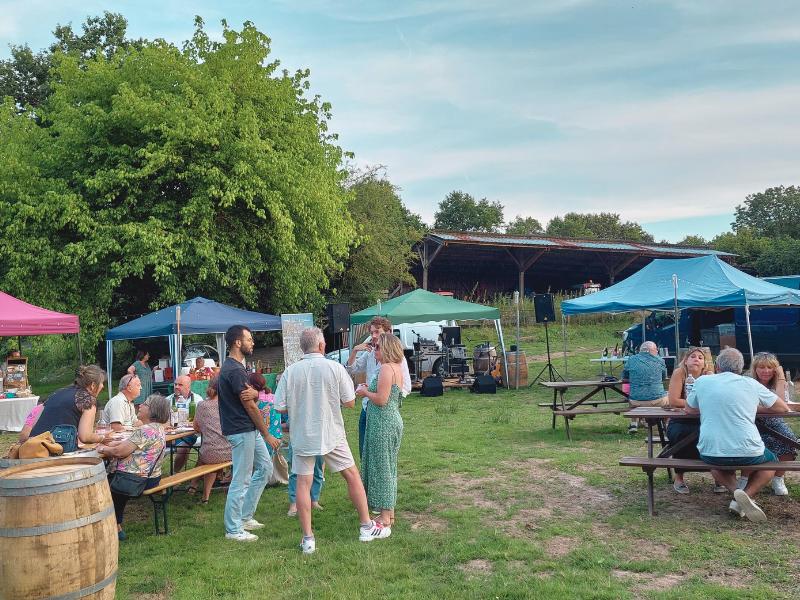 Guinguette viticole éphémère au Château la Martellerie