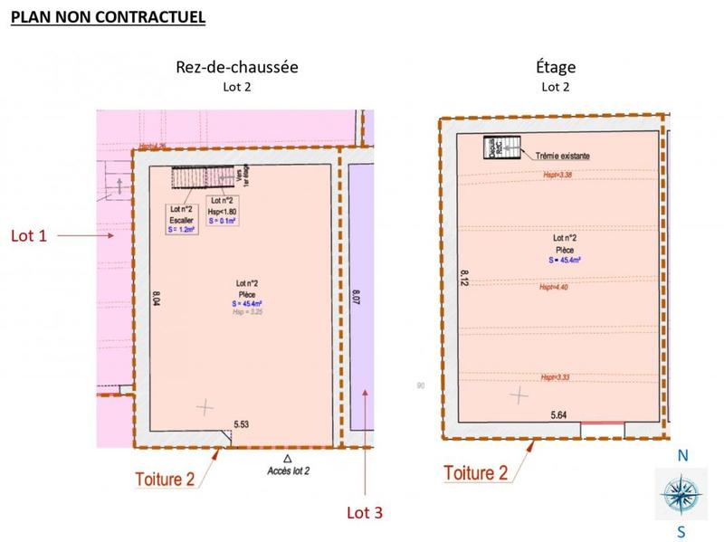 Appartement - 90 m² - 2 pièces