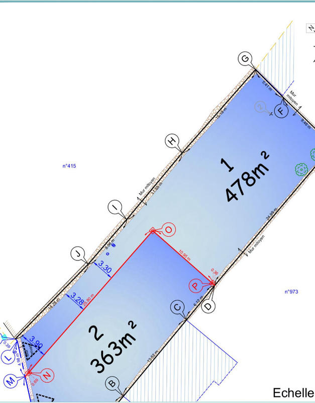 Terrain - 478 m²