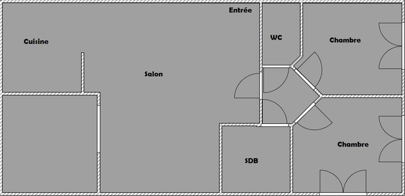 Appartement - 70 m² - 3 pièces