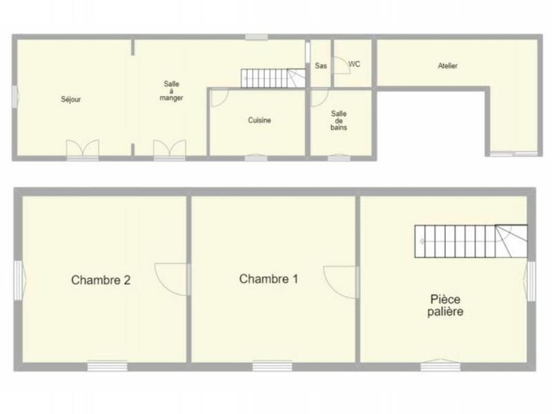 Maison - 90 m² - 3 pièces