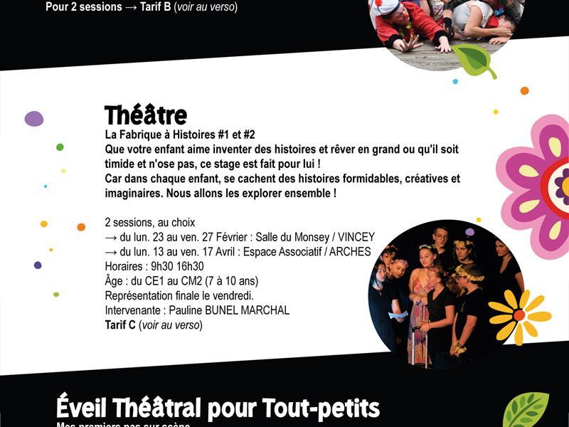 Stage théâtre la Fabrique à Histoires