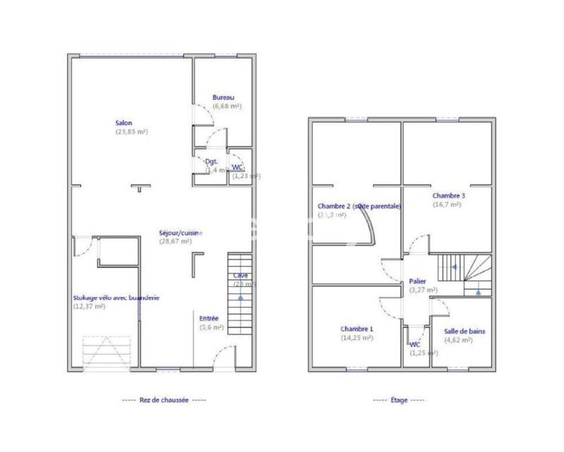 Maison - 133 m² - 5 pièces