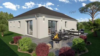 Maison - 90 m² - 5 pièces