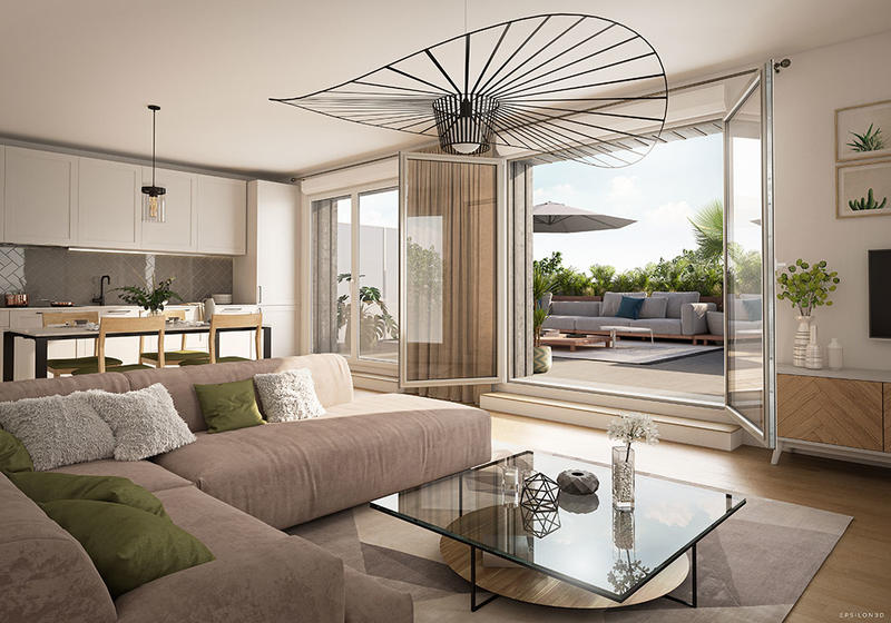 Appartement - 39 à 93 m² - 2 à 5 pièces