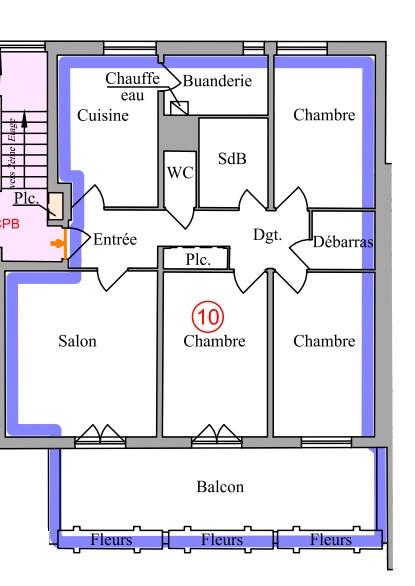 Appartement - 81 m² - 4 pièces