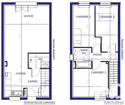 Maison - 78 m² - 4 pièces
