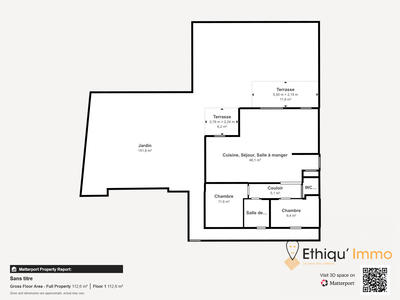 Appartement - 84 m² - 4 pièces