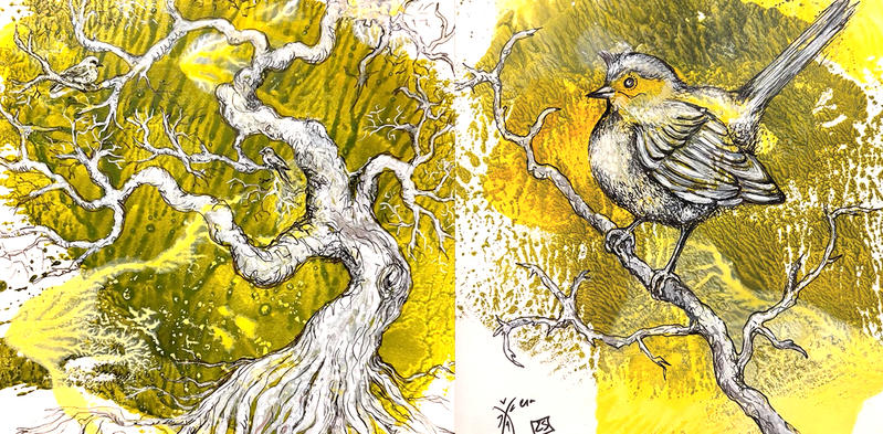 Atelier Dessin et Peinture avec l'Artisite Virgine Fèche