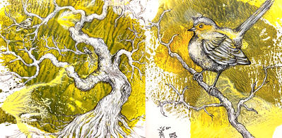 Atelier Dessin et Peinture avec l'Artisite Virgine Fèche