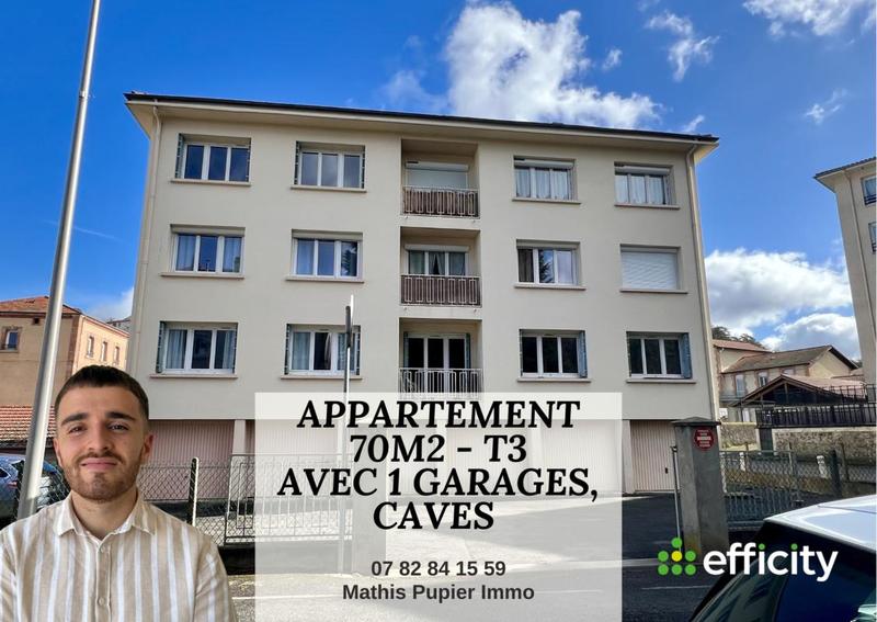 Appartement - 70 m² - 3 pièces