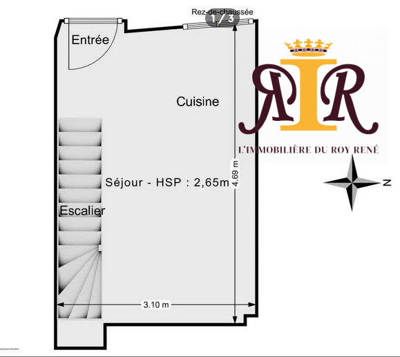 Maison ancienne - 38 m² - 2 pièces