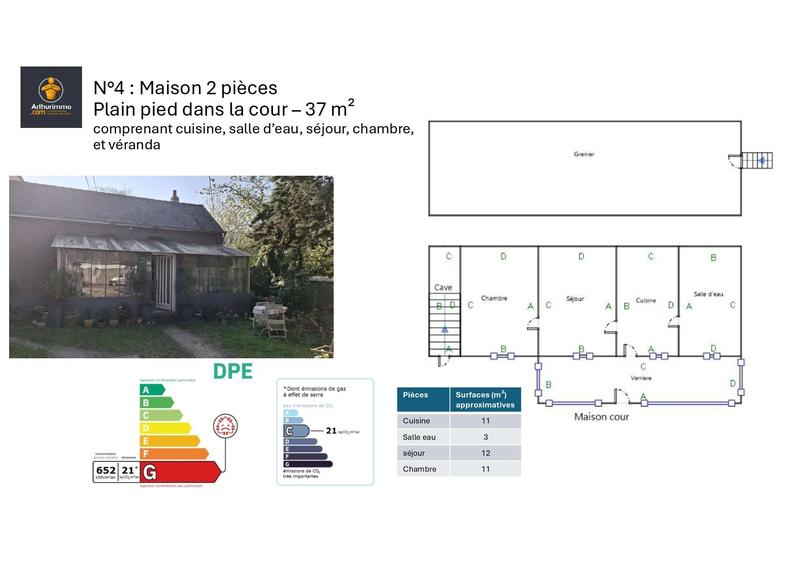 Immeuble - 240 m² - 11 pièces