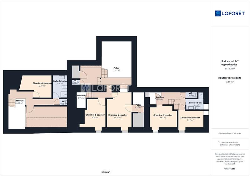 Maison ancienne - 220 m² - 12 pièces