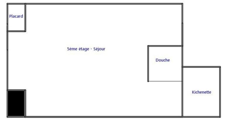 Appartement - 12 m² - 1 pièce